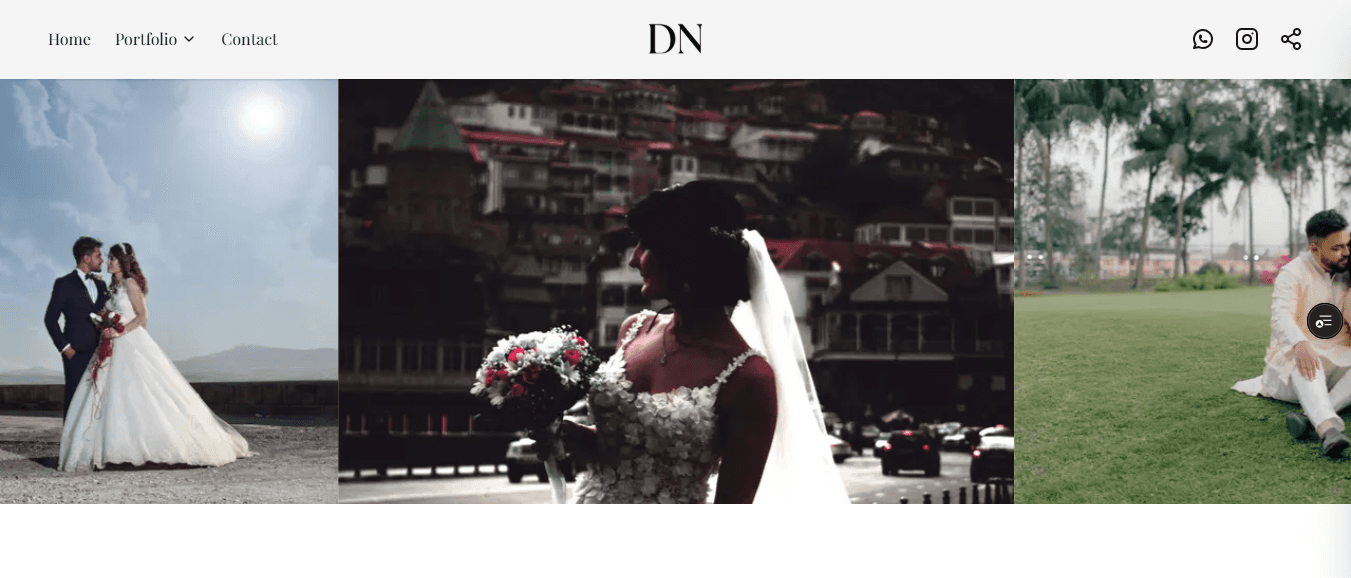 DN Productions Home Page Showcase